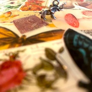 Sterling elephant pendant/charm Vintage